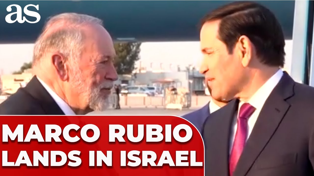 MARCO RUBIO LANDS IN ISRAEL SEEKING TO PROTECT TRUMP'S PLAN IN GAZA