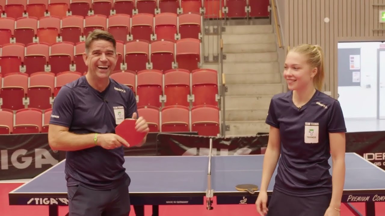 Patrick Ekwall träffar bordtennisspelaren Stina Källberg
