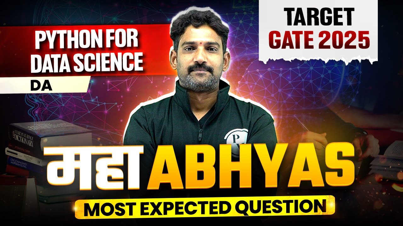Python One Shot | DA Most Expected Questions | Maha Abhyas | Target GATE 2025