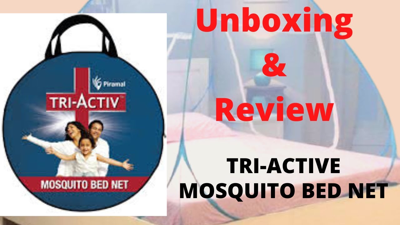 Tri-Activ Mosquito Bed Net I Installation , First impression & How to use .