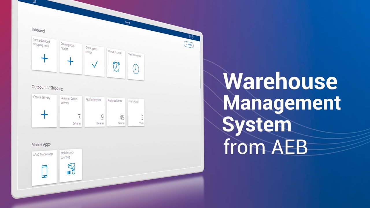 AEB Warehouse Management System (WMS) &ndash; Cloud-Based Warehouse Automation