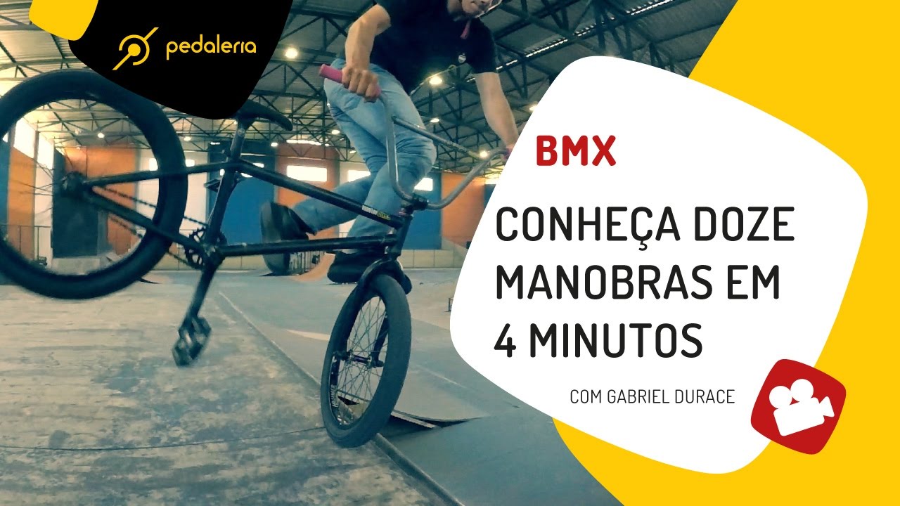 Conheça 12 manobras de BMX em 4 minutos. Pedaleria