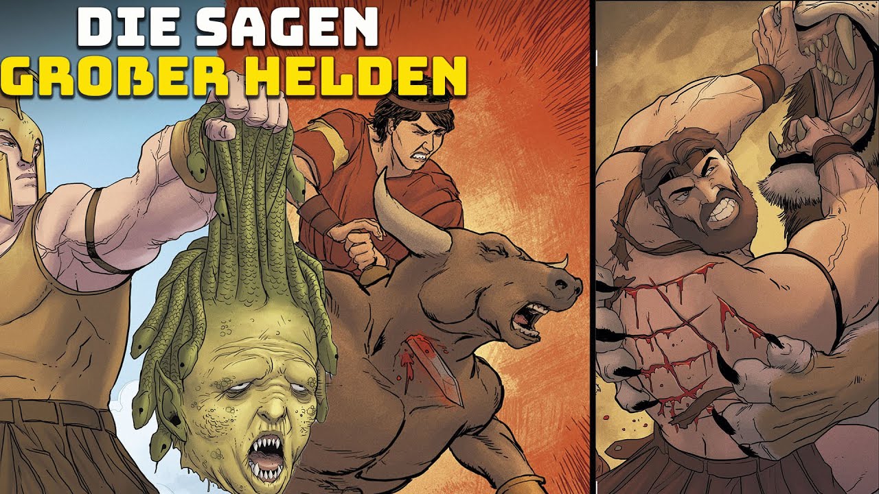 Die BESTEN Abenteuer der GROSSEN Helden der GRIECHISCHEN MYTHOLOGIE