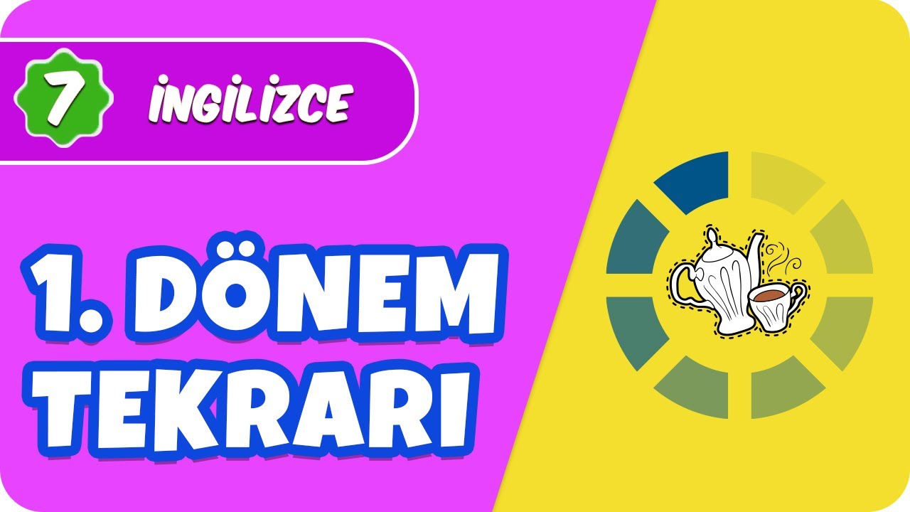 7.Sınıf İngilizce  1.Dönem Full Tekrar 📝