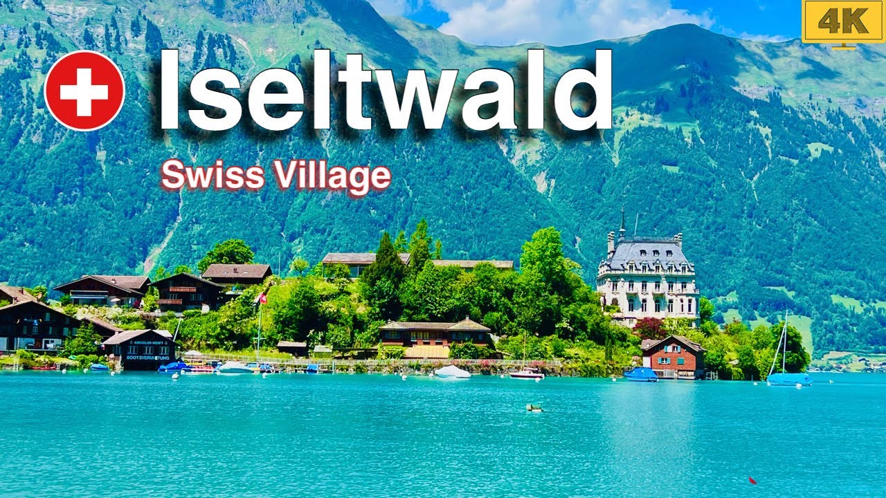 Real Life Fairytale Village in Switzerland | Iseltwald , Swiss Valley - Lake Brienz