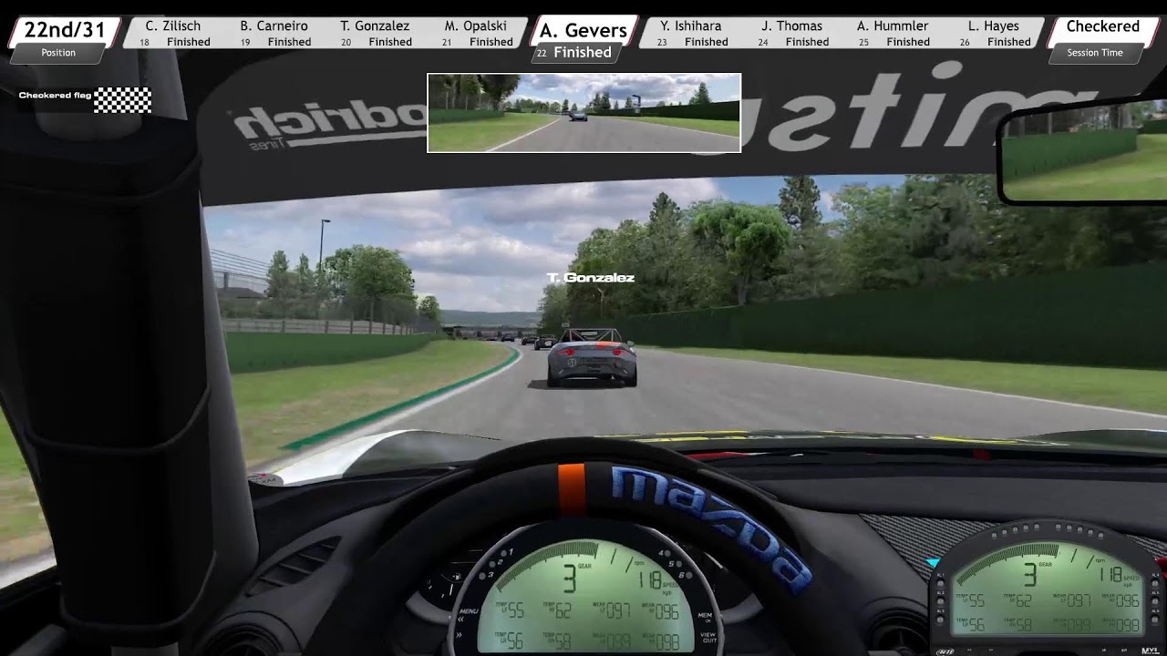 RaceRoom Mazda mx5 cup @Imola