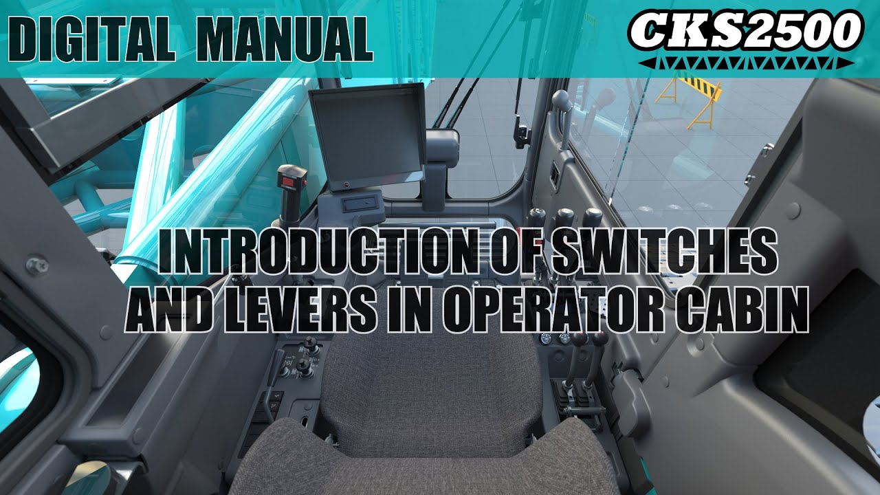 CKS2500 - INTRODUCTION OF SWITCHES AND LEVERS IN OPERATOR CABIN