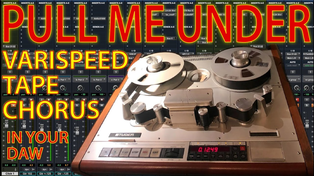 Эффект хора Varispeed для вступительной записи «Pull Me Under» группы Dream Theater воссоздан