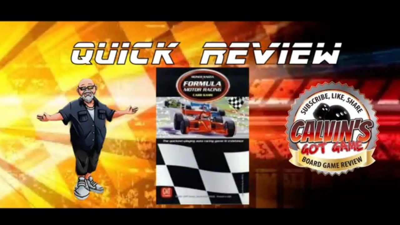 CGG: Quick Review Formula Motor Racing