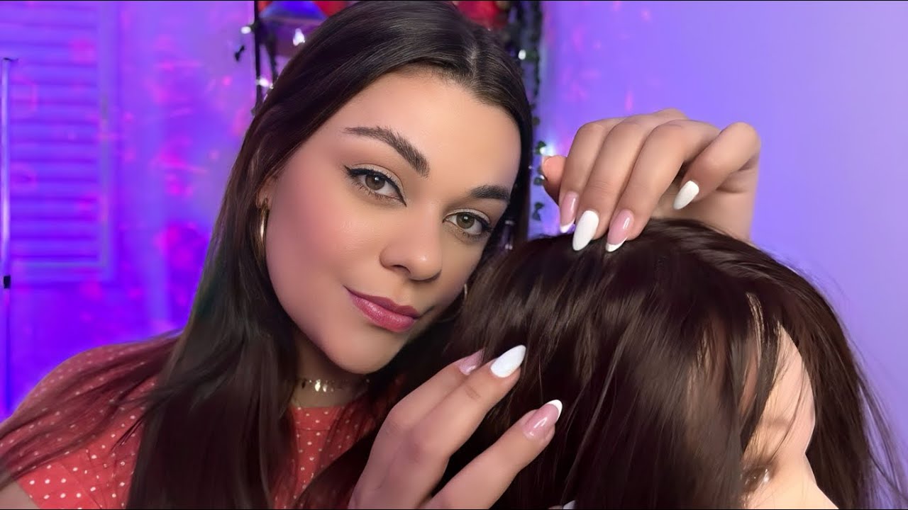 ASMR POV: MÃE CARINHOSA TIRA SEUS PIOLHOS ANTES DE DORMIR