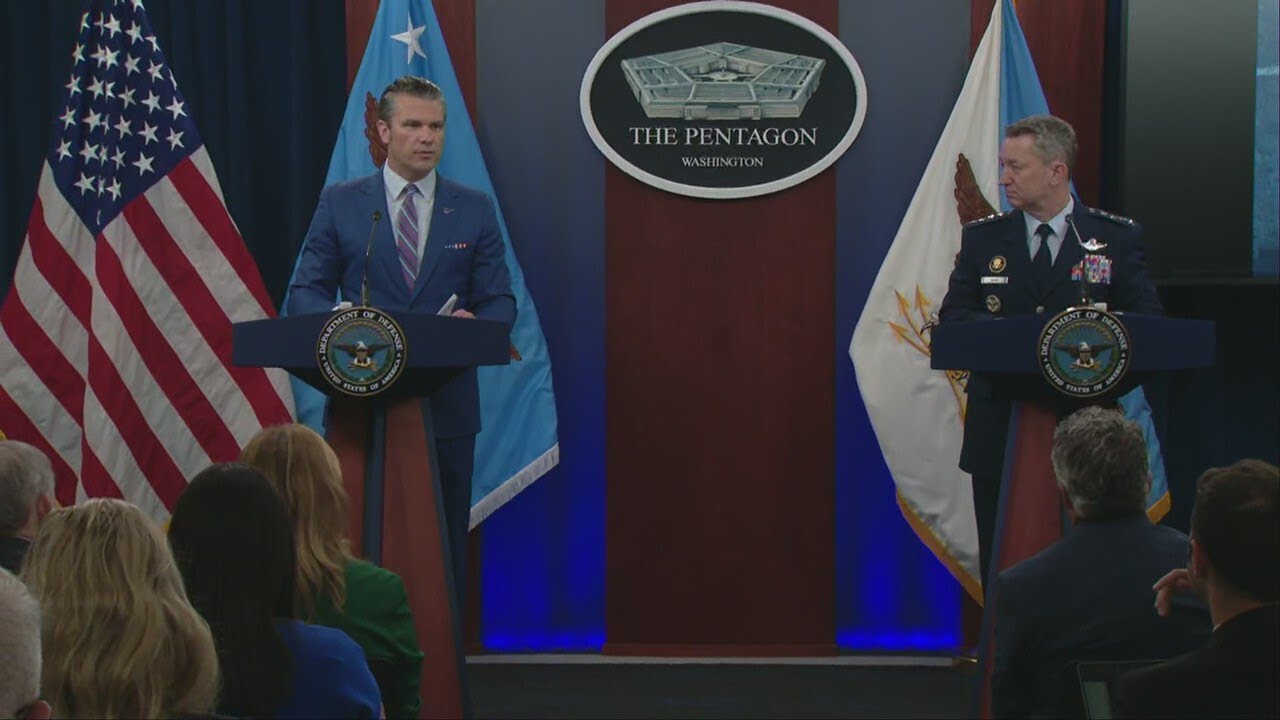 FULL: Secretary of Defense Pete Hegseth holds briefing on Iran strikes