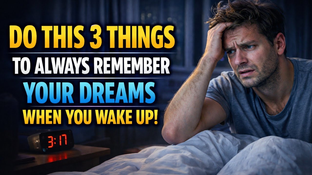 Do These 3 Things, To Always Remember Your Dreams Whenever You Wake Up