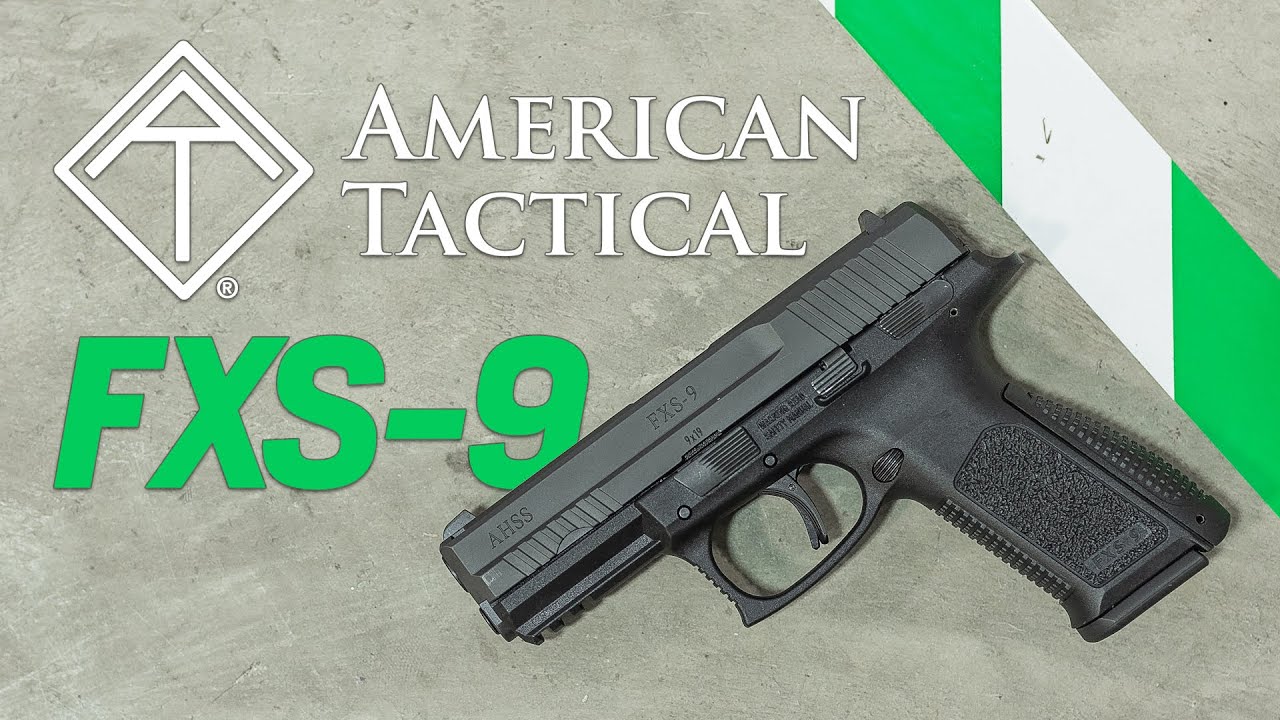 American Tactical Inc. FXS-9 - 9mm Striker Fired Pistol, REVIEW + RANGE TIME