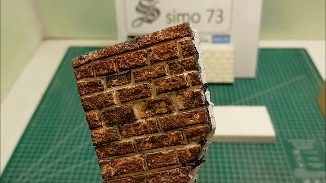 MURO CON MATTONI PER DIORAMI