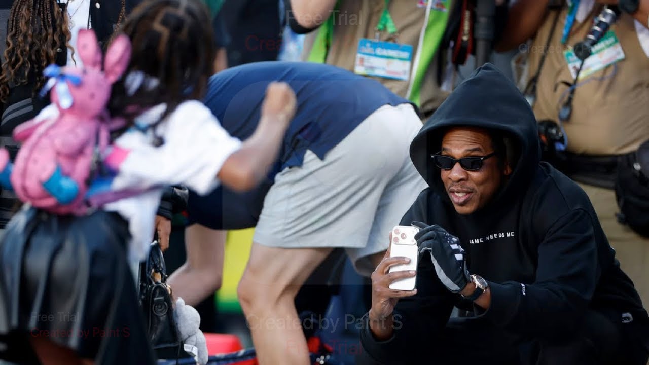 Jay-Z Becomes Photog For Daughters Before Super Bowl LX Kickoff
