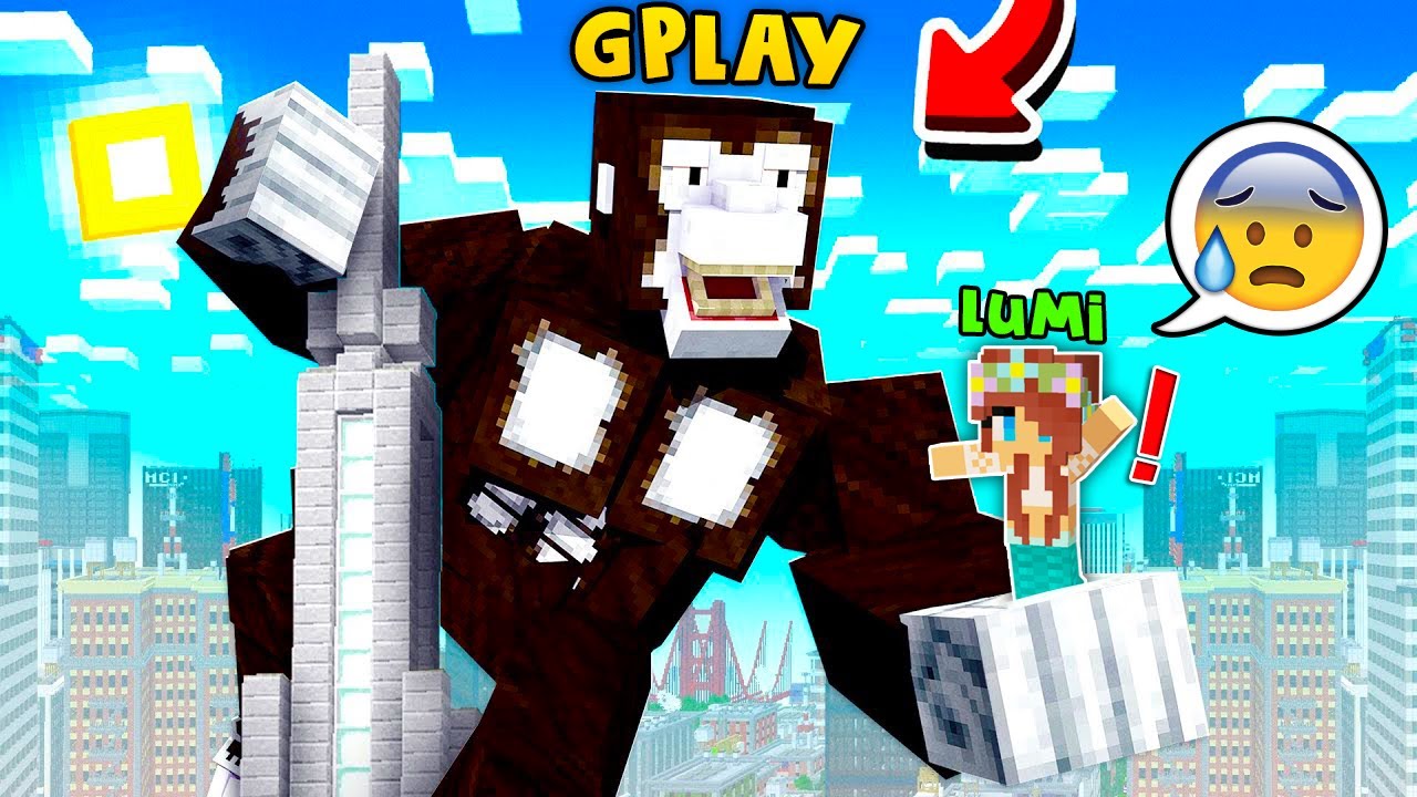 GPLAY ZOSTAJE KING KONGIEM W MINECRAFT?! GPLAY & LUMI