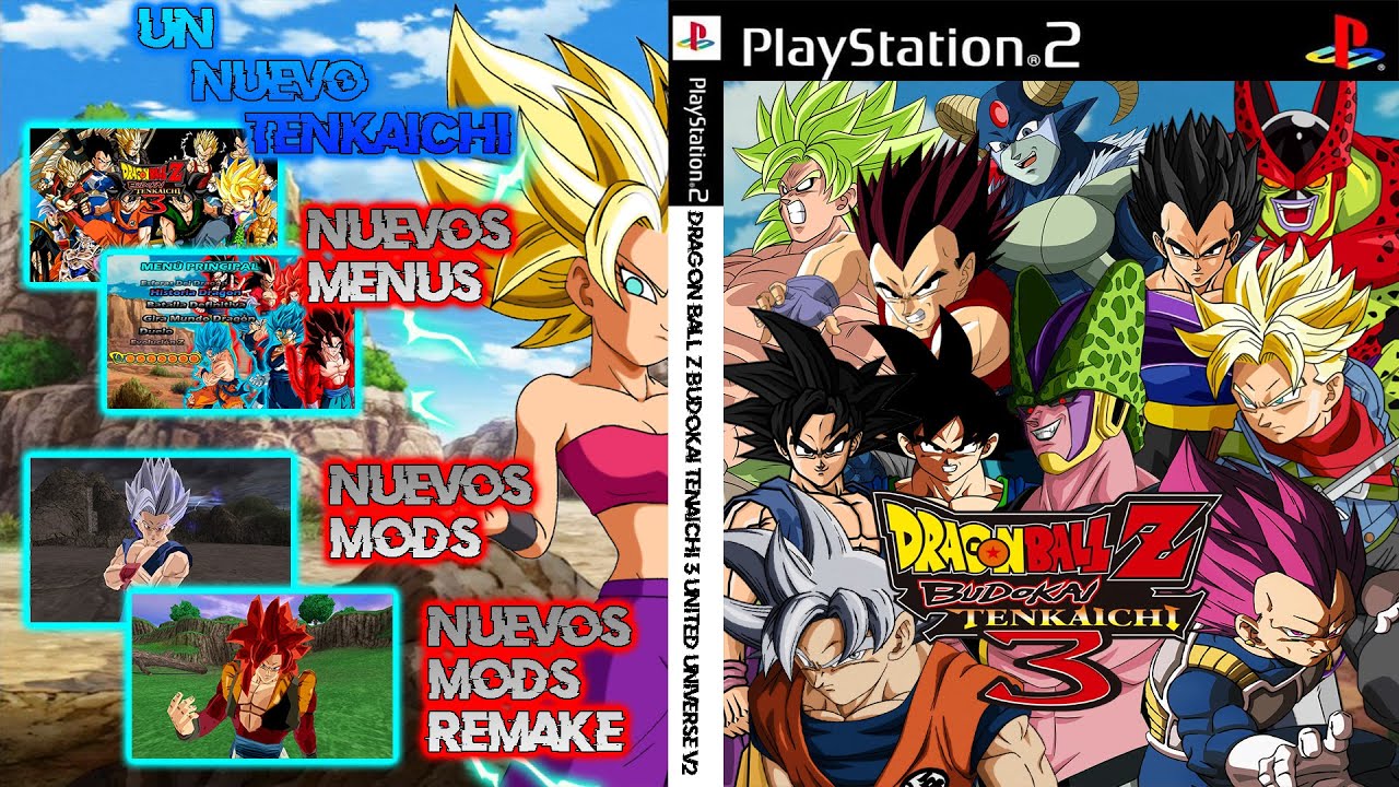 [DESCARGA] NUEVA ISO DRAGON BALL Z BUDOKAI TENKAICHI 3 UNITED UNIVERSE V2 REMAKE MODS 2022 & 2023