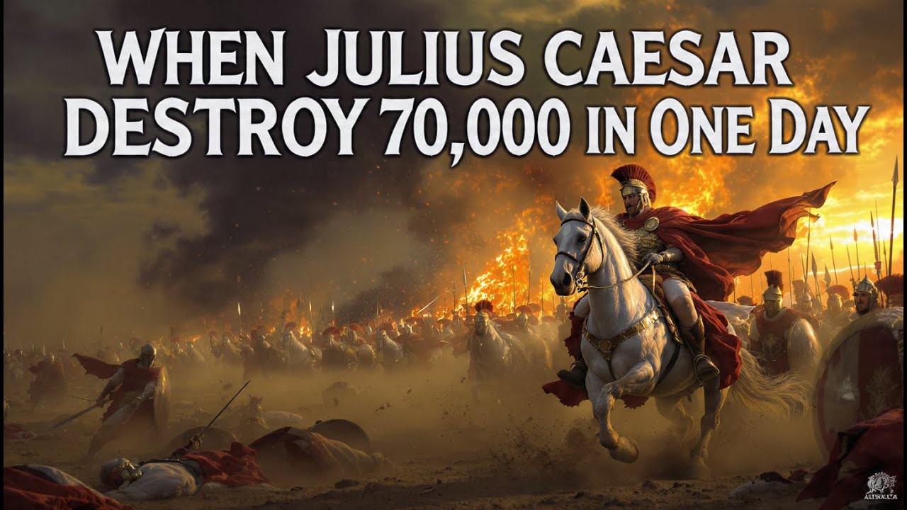 When Julius Caesar Destroyed 70,000 Soldiers in One Day – The Brutal Battle of Munda Explained