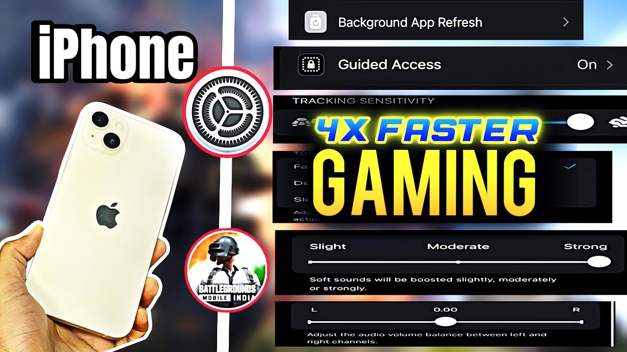 Best gaming settings for iPhones 🔥boost your iPhone gaming performance by thase settings .