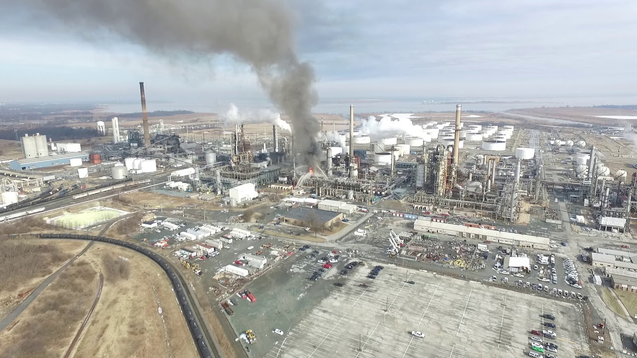 Delaware City fire at refinary