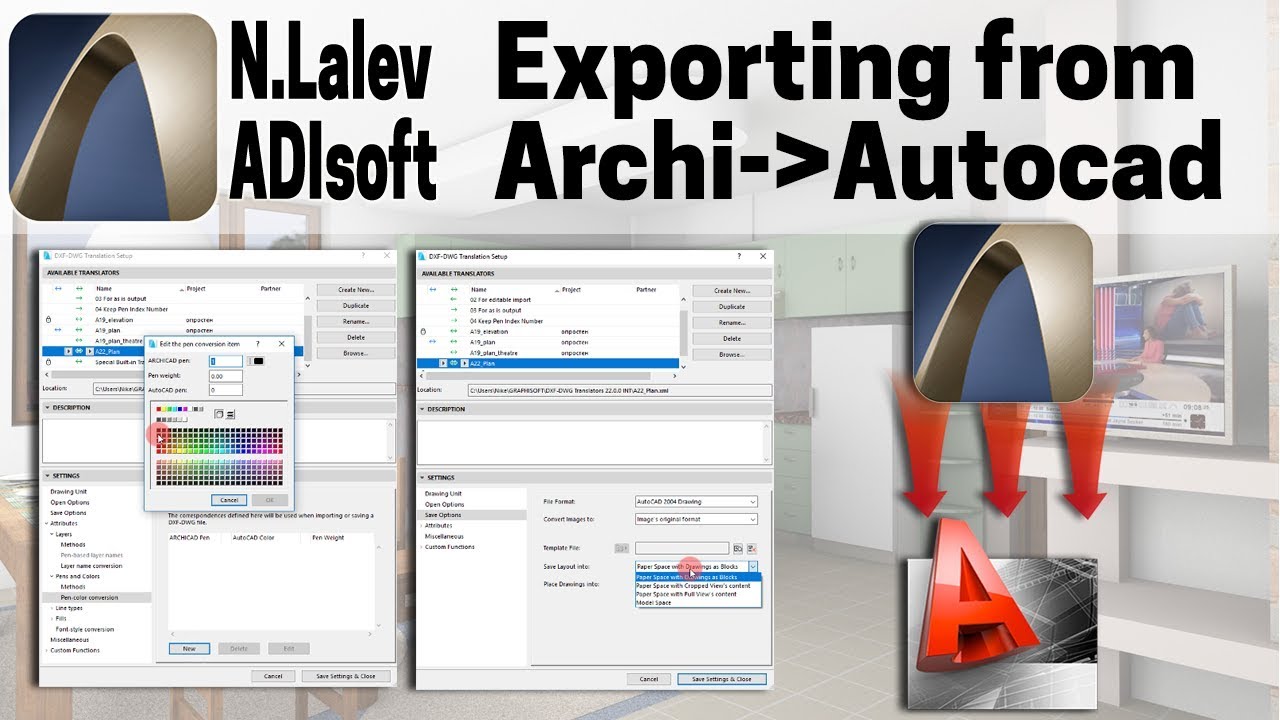 How to Correctly Export Archicad Drawings to DWG (Fast!)