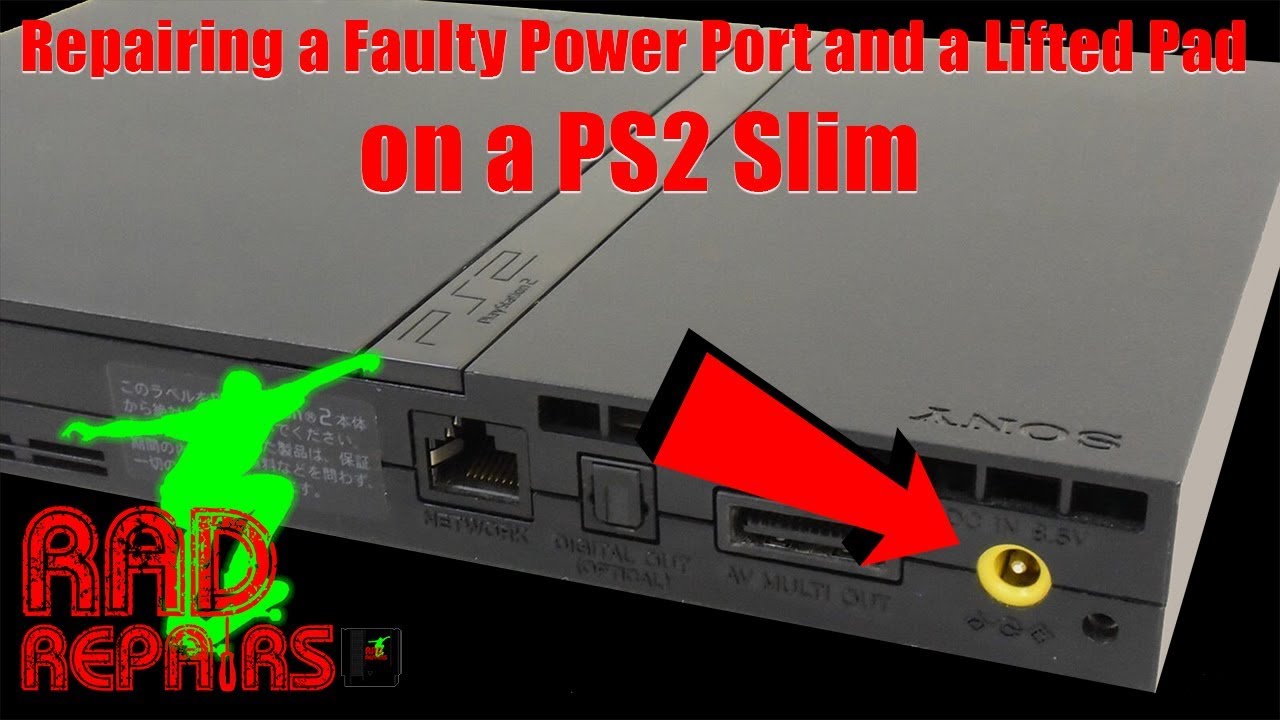 Repair a Missing Pad and Restore Power to a PS2 Slim - Rad Repairs Ep 12