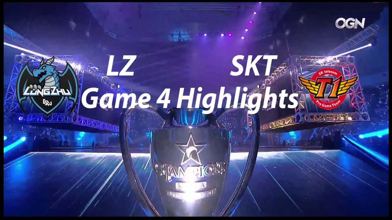 OMFG REKT | LZ vs  SKT Finals Game 4 Highlights LCK Summer Split 2017