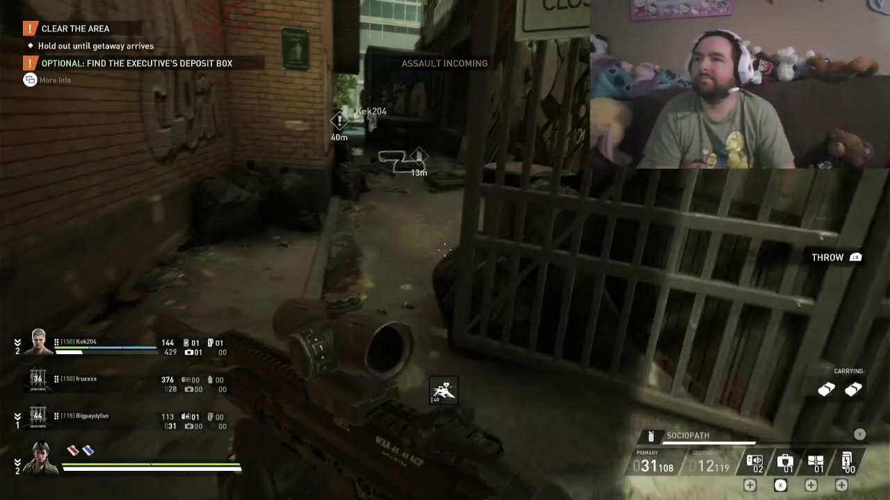 payday 3 - public/ solo  lobbies - overkill  - agentstitch6807- xbox series x