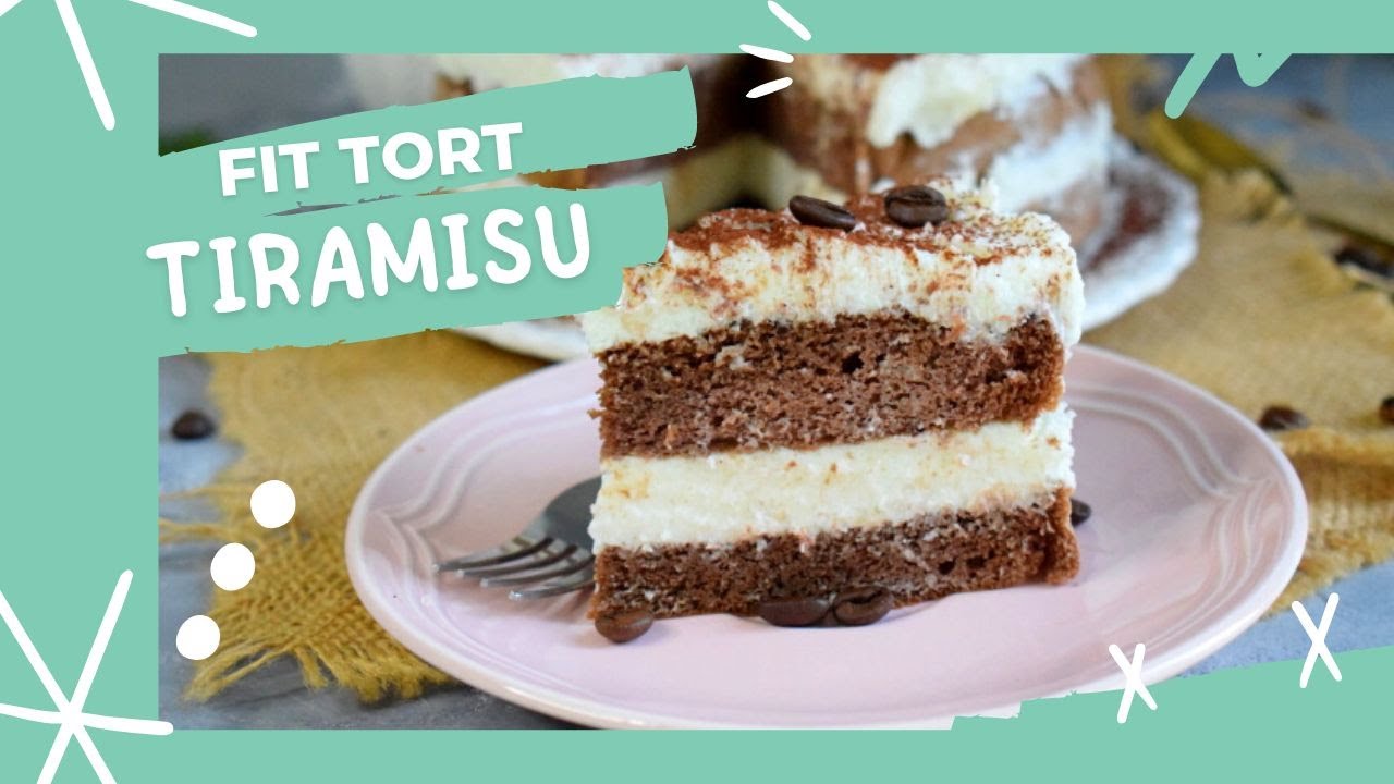FIT Tiramisu Tort - bez glutenu i cukru #fitprzepisy #bezcukru #bezglutenu #zdroweprzepisy