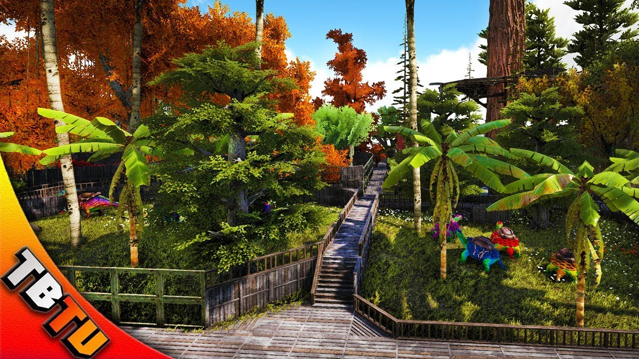 NEW ZOO ENCLOSURES! MUTATED PARASAUR AND TURTLE ZOO ENCLOSURES! Ark Survival Evolved Zoo
