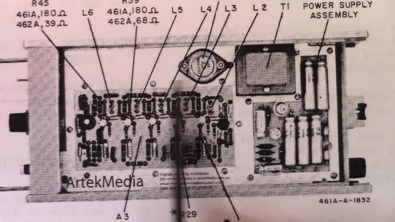 HP 461A - Adjusting Frequency Flatness