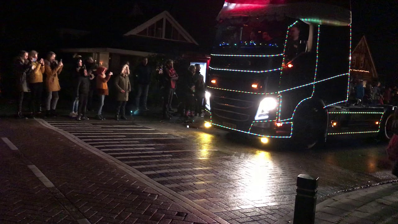 Verlichte kerst truckrit Twenterand 2019