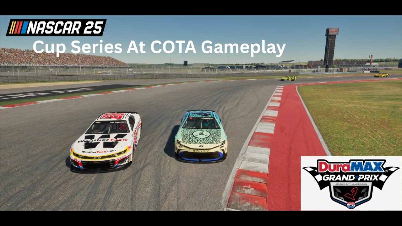 NASCAR '25 Cup Series At COTA Gameplay