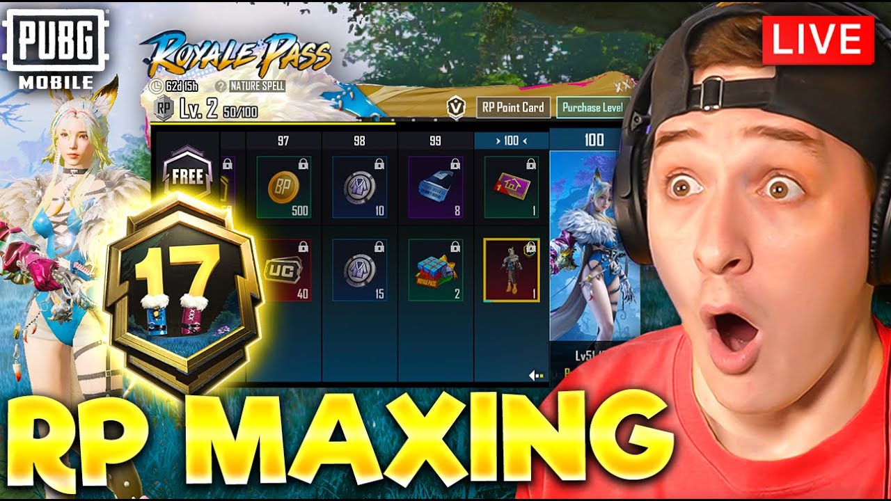 MAXING NEW A17 ROYALE PASS & NEW RANKED SEASON! PUBG MOBILE LIVE