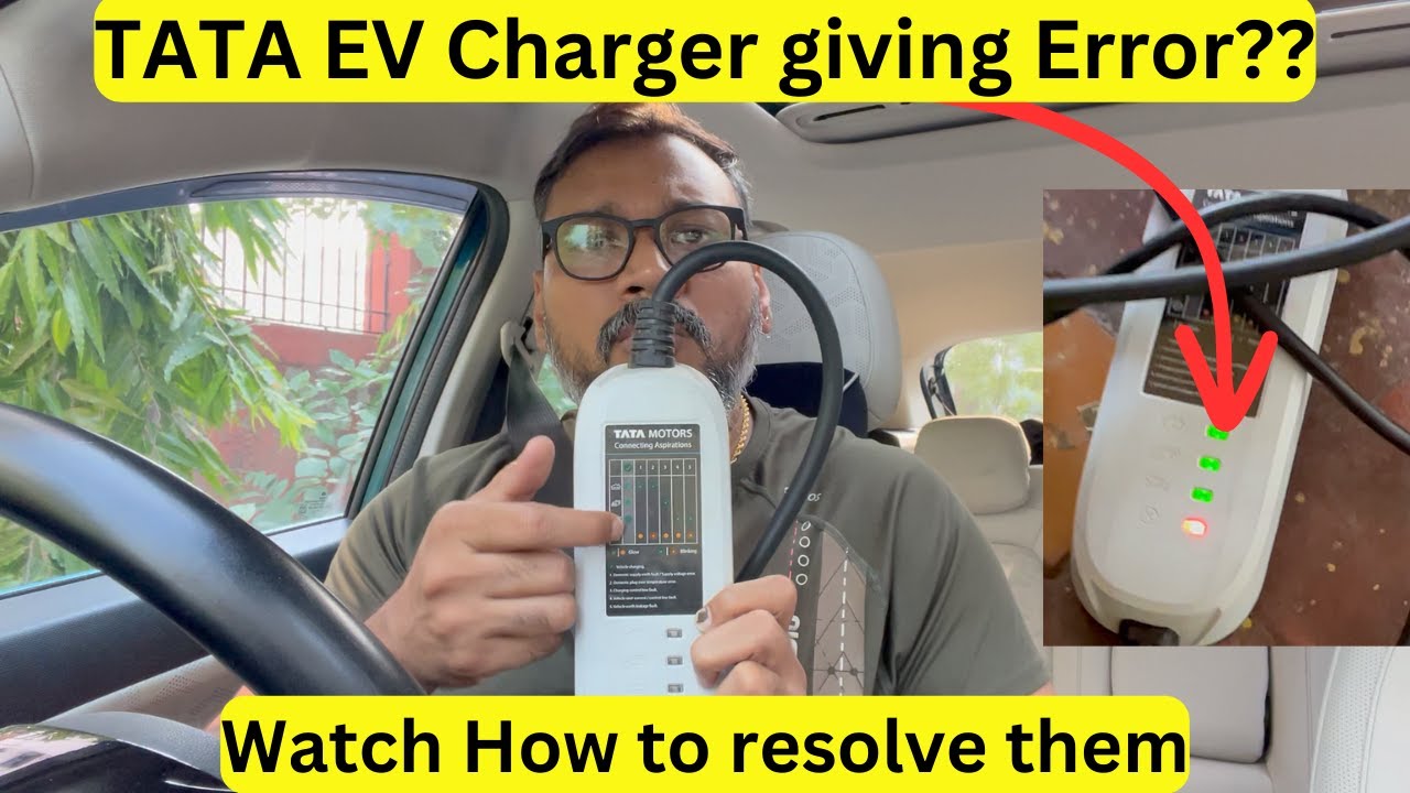 Common TATA Ev Charger Error | Errors and resolution | Must watch for EV owners |