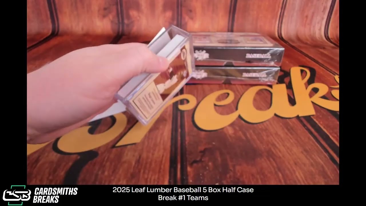 2025 Leaf Lumber Baseball 5 Box Half Case Break #1