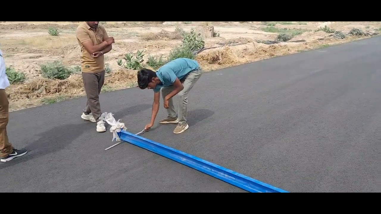 surface irregularities  testing  on way  PTT surface 3 meter  straightedge