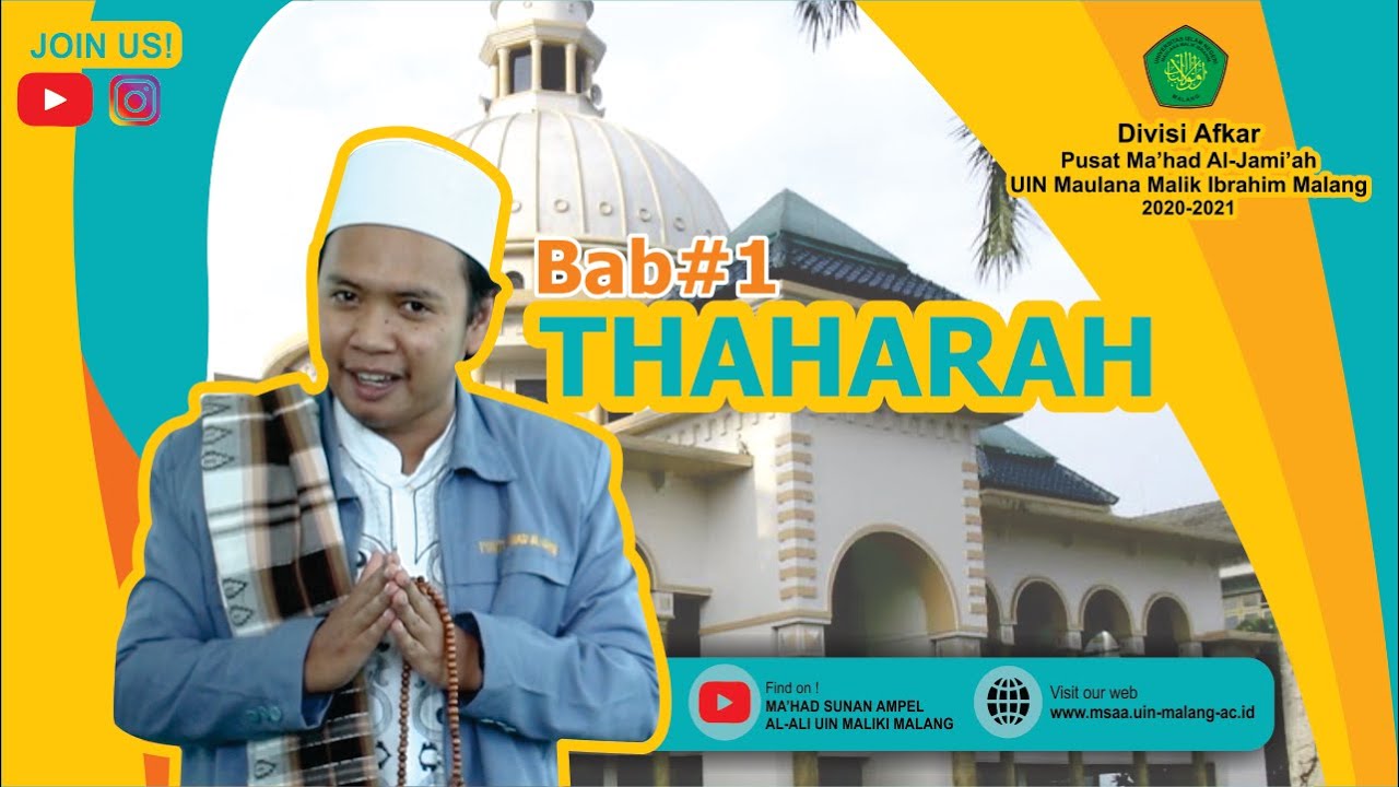 Thaharah- BAB 1 Wudu- Ta'lim Afkar