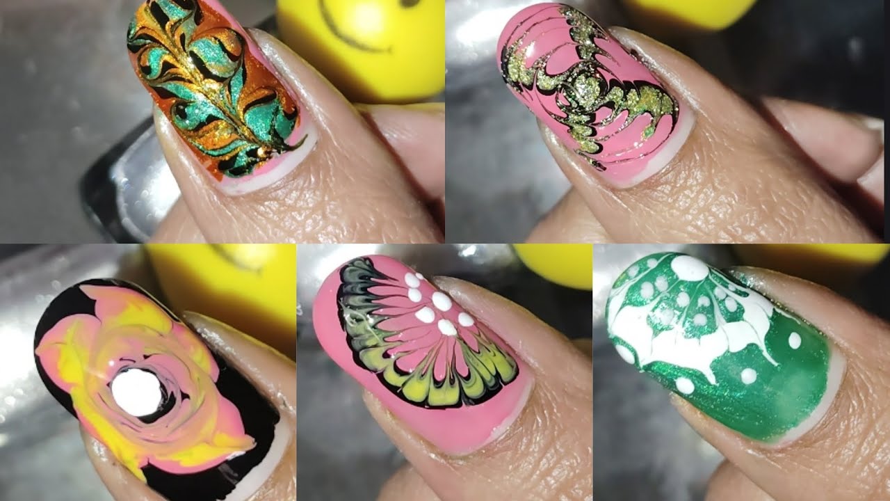 💅nail art#viral #nailart #5in1#nailgelart 💅💅💅💅💅