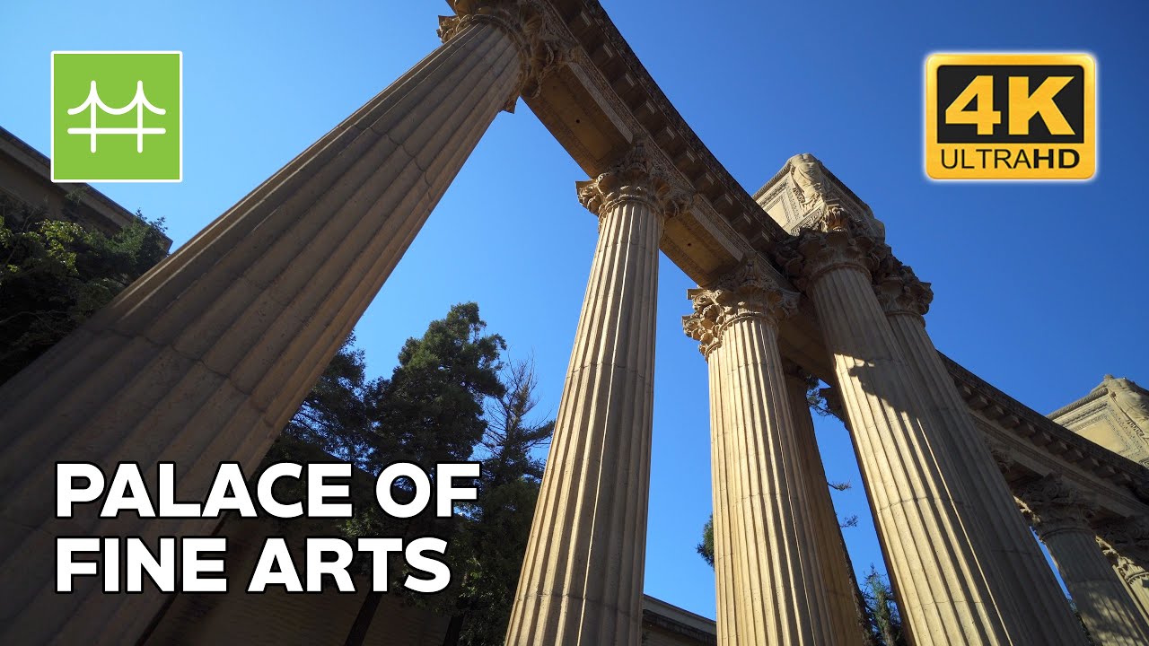 Walking around the Palace of Fine Arts in San Francisco, California USA 2021 - 🎧 Ambient [4K Tour]