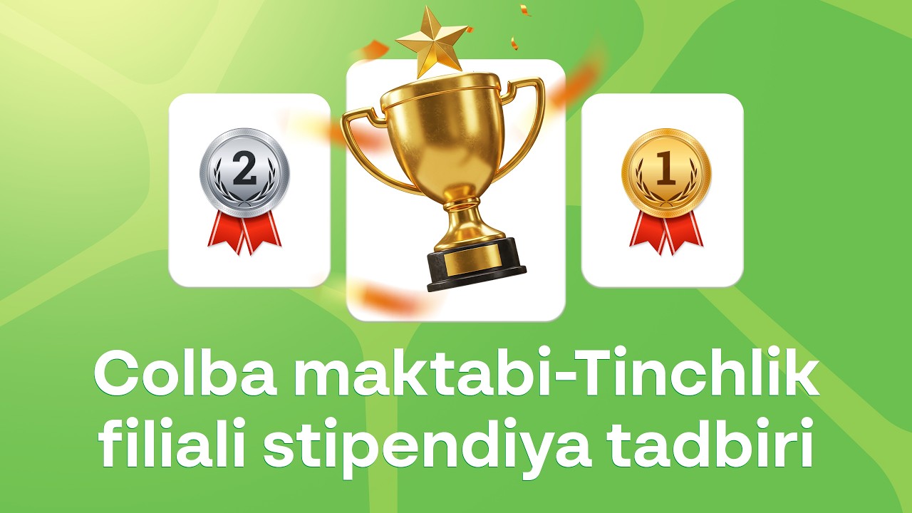 Colba maktabi stipendiya tadbiri - yanvar oyi | Tinchlik filiali