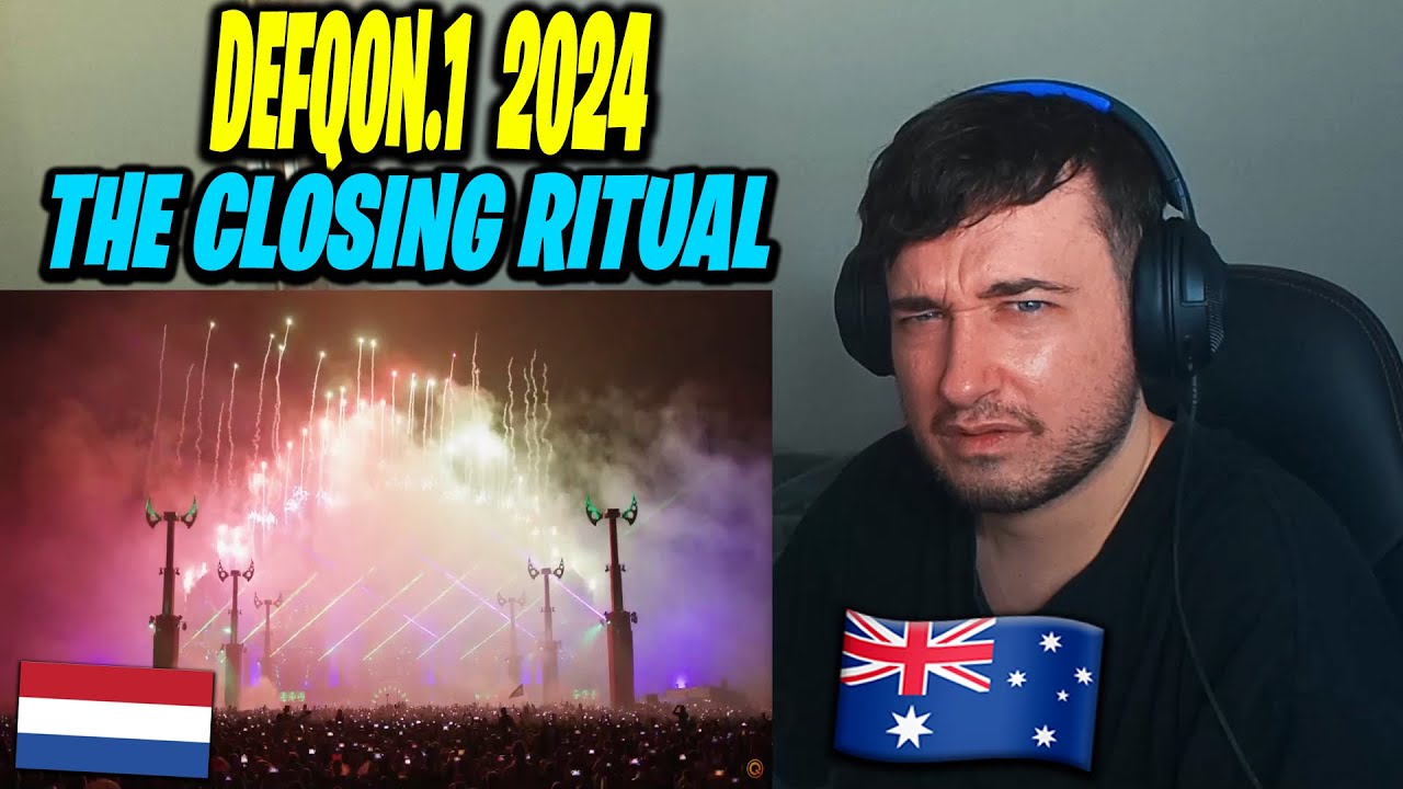 I LOVE This!! | Australian Reacts to The Closing Ritual | Defqon.1 2024 (REACTION!!)