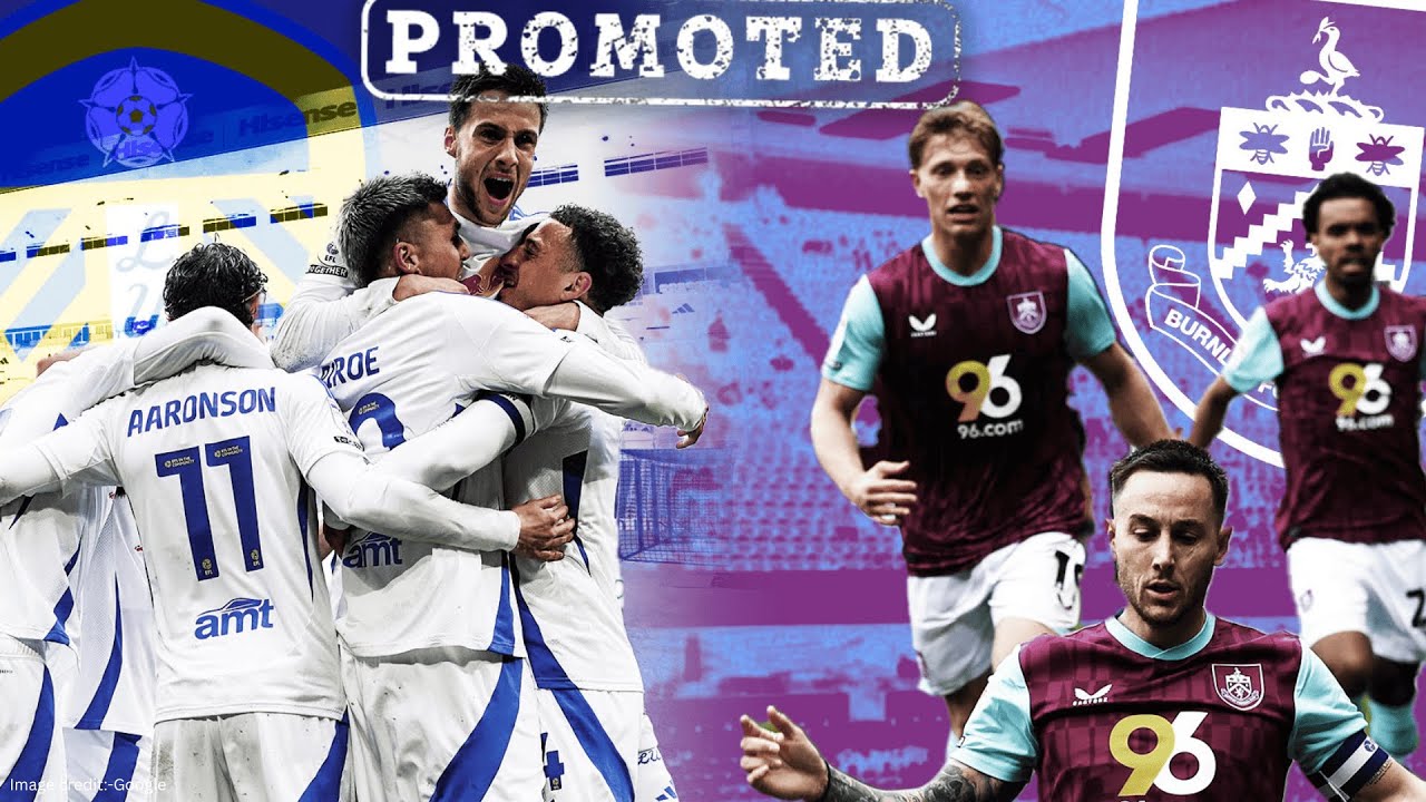 Burnley and Leeds United were promoted to the Premier League #football #soccer #premierleague #video
