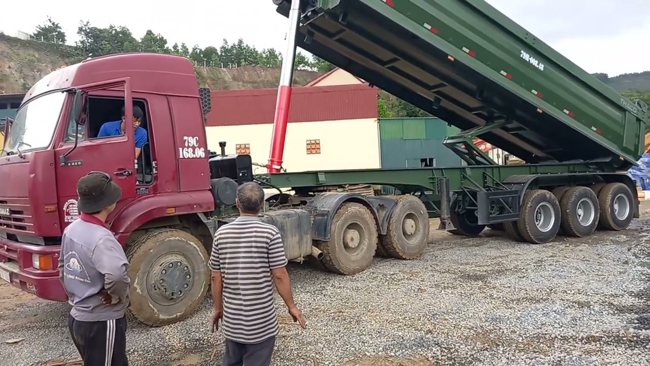 Test Ben Cho Đầu Kéo Kamaz #daukeo #kamaz
