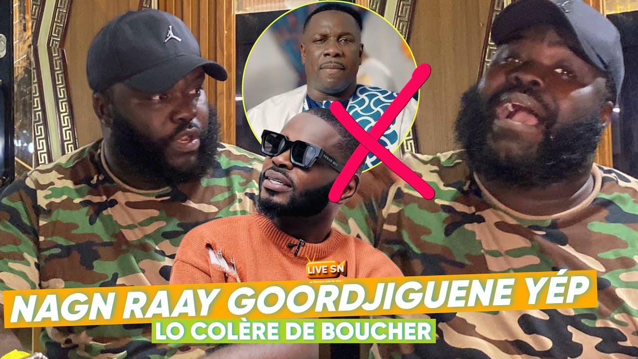 Boucher très en colère «Gordjguen Yissi Réwmi dagn léne wara ray😳… #livesn 