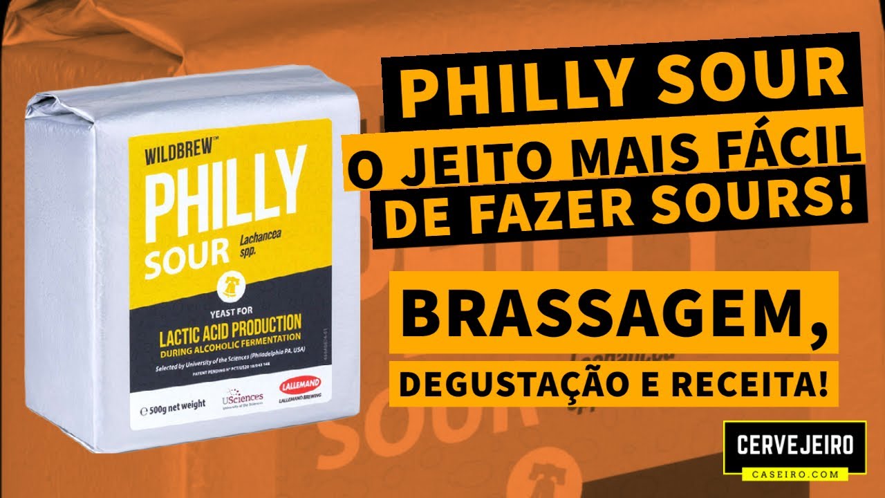 PHILLY SOUR | RESULTADO DA NOVA LEVEDURA DA LALLEMAND | BRASSAGEM, RECEITA E DEGUSTAÇÃO