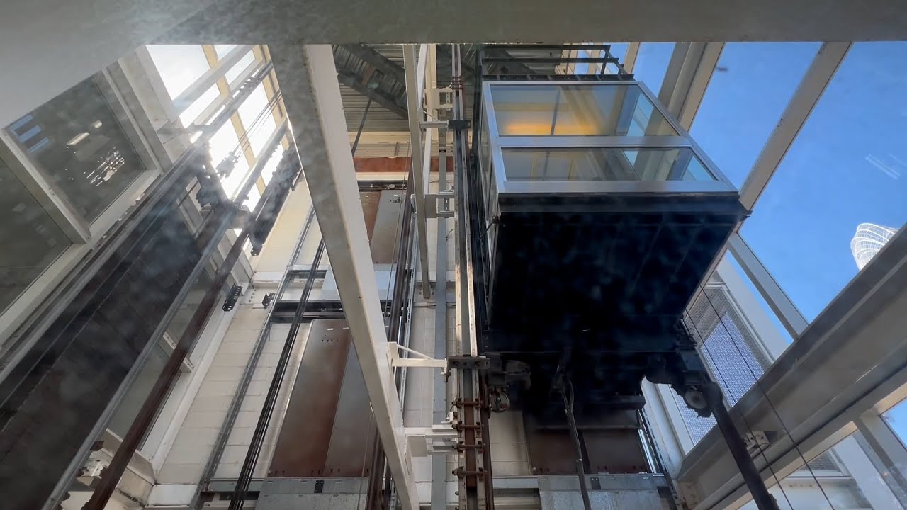 Glass Dover Traction Elevators at the East Garage - Cincinnati, OH