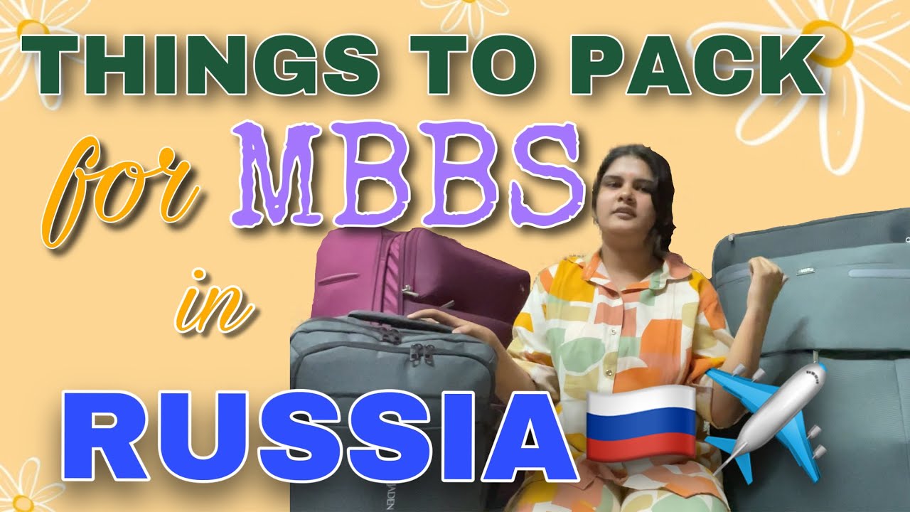 Things to pack for mbbs in Russia🇷🇺 |mbbs in russia|medicalstudent|medvlogs|mbbsabroad|mbbs|