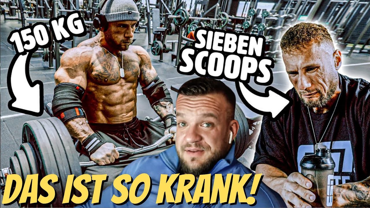 Ansage wegen Leonidas.. Er ballert voll auf Pulver 150Kg auf den Trizeps! William Niewiara Reaktion
