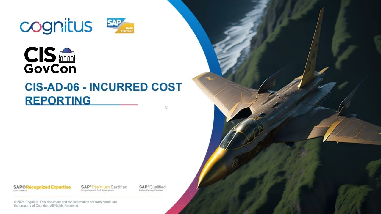 CIS-GovCon in Action: Incurred Cost Reporting